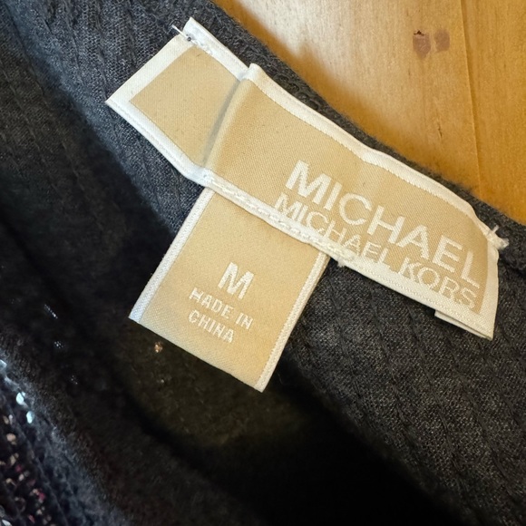 Michael Kors Dark Silver sequin one should dress. Size M. Excellent condition. - Picture 2 of 3